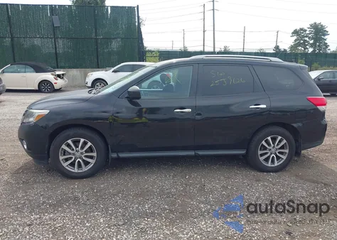 2015 Nissan Pathfinder Sv z USA, uszkodzony, nr VIN 5N1AR2MM6FC708386